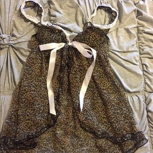 Victoria’s Secret Leopard Print Babydoll